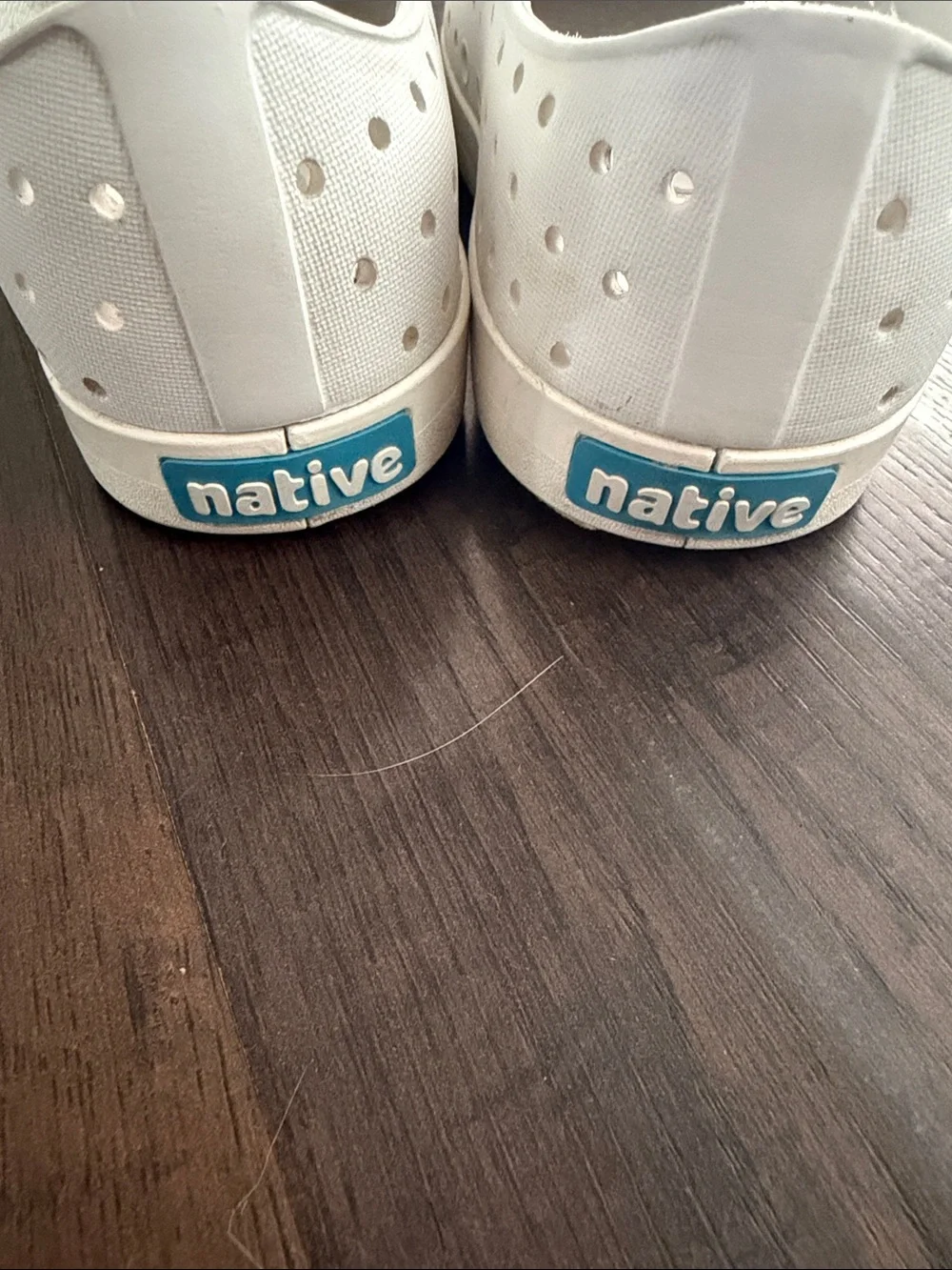 Native Kids White Slip-On Water Shoes